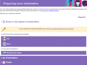 Preparing your submission