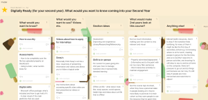Image showing a padlet example